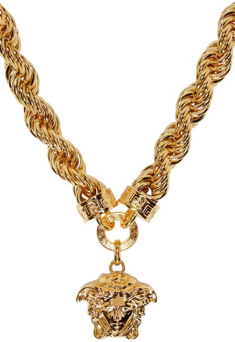 buy versace medusa rope chain